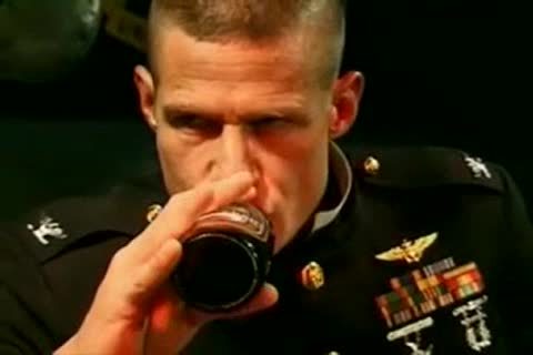 tasty Military man banging Bartender