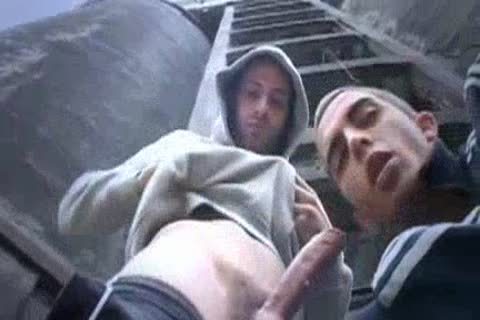 Fit Scally Chav lads Outdoor 3some