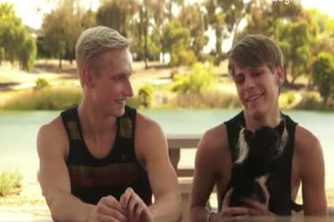 young guys painfully gangbang