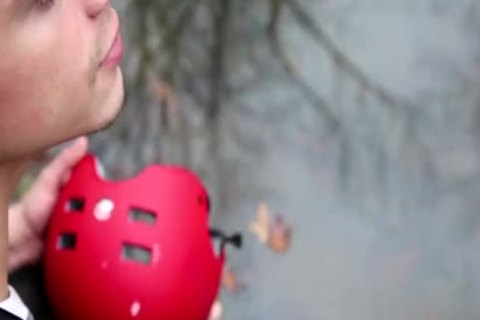 Inked Jake Bass showing big cock