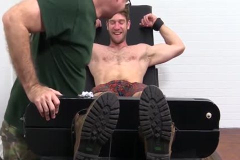 Colby Keller With A perfect Body receives A Foot And Toe Tickle
