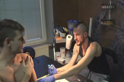 pretty Sex For cash In A Tattoo Studio