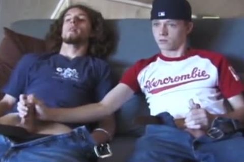 Adam And EJ engulfing twink penis