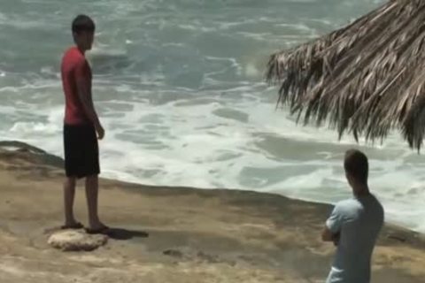 On The Beach Getting banged