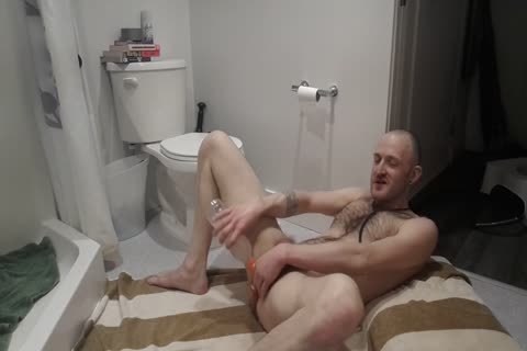 lad Takes Dildos In baths