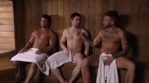 Heating Things Up - Griffin Barrows & Brad Banks butthole sex