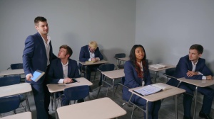 Projecting dick - Johnny Rapid with Grant Ryan anal poke