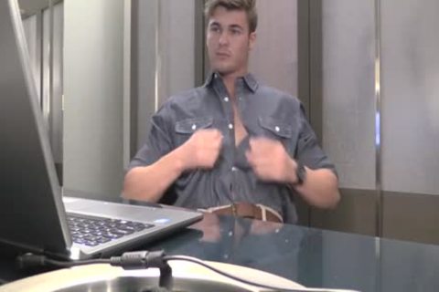 pleasant Lad jack off (ball sperm Flow)