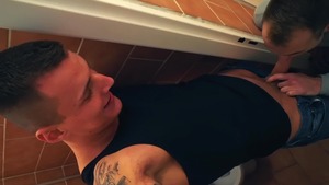 dudes In Public 43 - Public bathroom - ass Hook up
