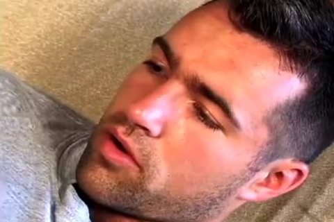 'homosexual Rosebud anal slamming Session With hairy Hunk'