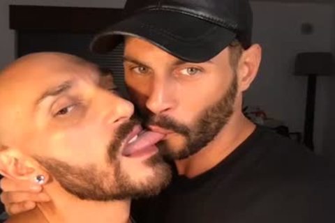 older dudes take up with the tongue Their cock And booty