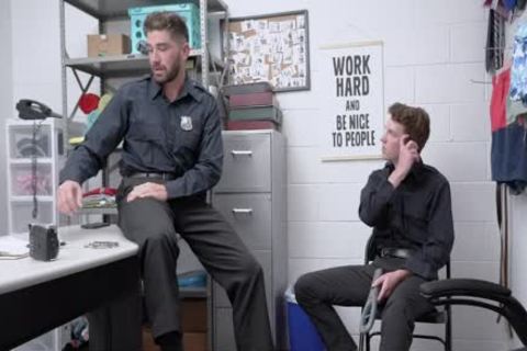 Bored Of Being Straight, Two Guards pound Each Other