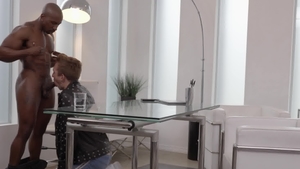 NoirMale: Shaved Bar Addison wishes plowing hard