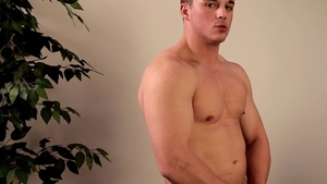 NextDoorMale: Athletic Lucas Johnson gay masturbating sex tape