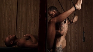 Men.com: American Trent King bareback spanking