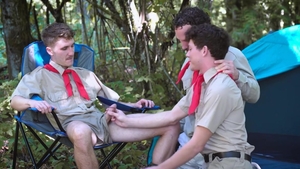 Boys At Camp - Pretty scout Colton McKeon encouragement