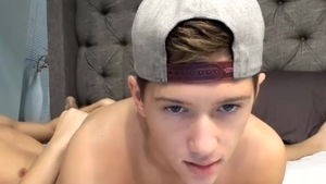 gay allies With Hat Masturbate And fuck