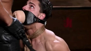 Muscle latino hunk enjoying big cock daddy