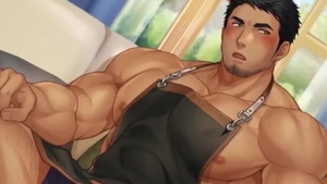 Fit man Is drilled By His Nephew - Bara