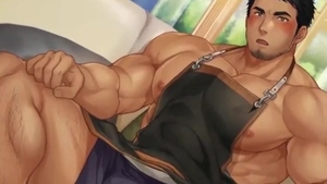 Fit man Is drilled By His Nephew - Bara