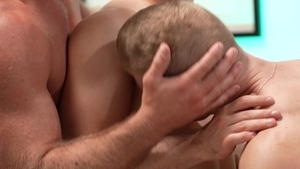 Falcon Studios: Kissing and Fingering in the Threesome