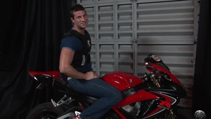 High Performance Men: Big Muscle Man Takes a Load on the Tank