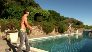 Next Door Twink: Johnny Torque's Drenched Victory