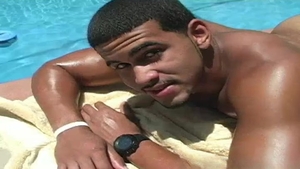 Extra Big Dicks: Huge Unclipped Cock: Jay by the Pool