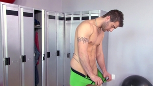 Next Door Male: Hard Jock Strokes in Locker room